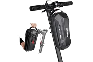Jeebel 2L/3L Electric Scooter Bag - Handlebar Storage Bag for Electric Scooter Waterproof EVA - Velcro Strap and Quick Release Mounting - for Xiaomi MI Mijia M365 Pro Segway Ninebot E ES1/2/3/4
