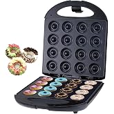 SOKANY SK-08002 1400W Donut Machine, Donut Machine for 16 Donuts, Non-Stick Coating, Easy to Clean, Double-Sided Baking