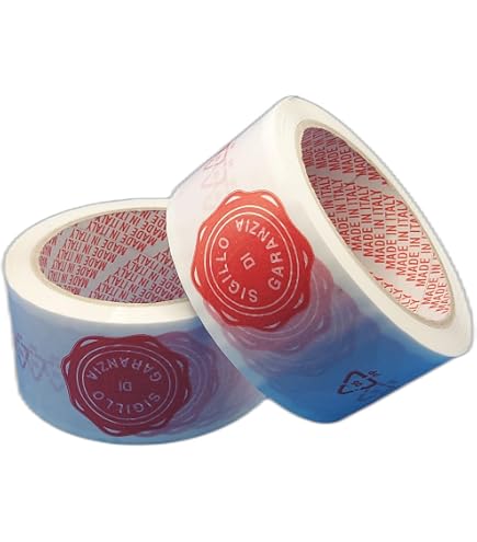 StickersLab - Nastro Adesivo Da Imballaggio Stampato "Sigillo Di Garanzia" - 50mm X 66mt - Confezione Da 36 Rotoli