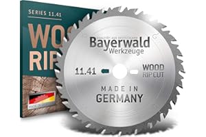 QUALITÄT AUS DEUTSCHLAND BAYERWALD WERKZEUGE Bayer Forest - HM Brzeszczot do piły tarczowej - Ø 250 mm x 3,2 mm x 30 mm | Długie cięcie zębów (18 zębów)