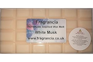 Fragrancia A Single Handmade Highly Scented Wax Melt Bar (White Musk)