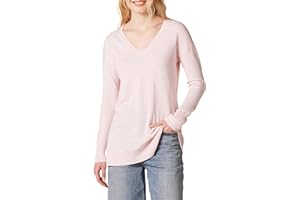 Amazon Essentials Pull Tunique Léger À Manches Longues Et Col En v (Disponible En Grande Taille) Femme