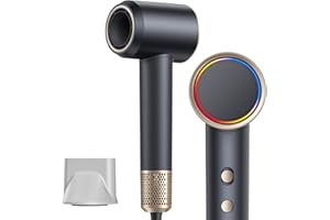 Aidisy Föhn, Ionen Haartrockner mit Diffusor Fön Leise Föhnen Leicht 110.000 U/min 200 Million Ionen Föhn für Zuhause Salon Reisefön 3 Temperaturen und 2 Geschwindigkeiten Haarföhn