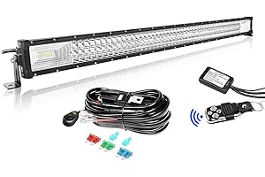Willpower Barra LED 107cm 42 Pollici 540W Fari LED 12V 24V con Strobo Cablaggio Impermeabile Faretti LED Faro da Lavoro LED Barra Luci LED per Fuoristrada Auto Trattore Camion 4x4 Barca ATV