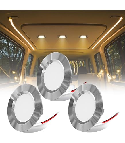 Faro Barcelona KANE 2 LED Einbauleuchte - Nickel, 3W, 3000K Warmweiß, 120 Lumen, Für Deckenmontage