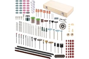 Zubehörset, SPTA RTA349 349-tlg Mehrzweck Zubehörset für Multifunktionswerkzeug Universal Zubehör Super einfach zum Schneiden, Schleifen, Polieren, Bohren und Gravieren mit Tragekoffer