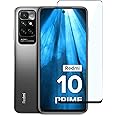 CEDO Redmi 10 Prime Tempered Glass | Screen Protector Full Glue Coverage Edge to Edge Tempered Glass for Xiaomi Redmi 10 Prime (Black)