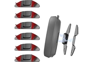 NEWZEROL 6 Stück Ersatz Metallplättchen Set Kompatibel für OOONO 2 / OOONO P-disc No 3/ OOONO Park NO2 / NO1, Stabiler, Fällt Nicht leicht ab,Doppelkleber für Elektronische Parkscheibe