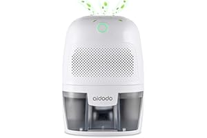 Déshumidificateur Electrique Aidodo 600ml d'air Deshumidificateurs Absorbeurs d Humidite Réservoir d'eau Mini Portable Dehumidifier pour la Maison, Salle de Bains, Chambre, Bureau, Placard, Cuisine