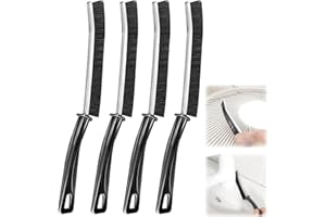 Atuoxing 4PCS Spazzola per la Pulizia delle Fessure, Crevice Gap Cleaning Brush, Spazzola per Fessure Multifunzionale per Bagno Cucina Fughe Pavimenti (4pcs)