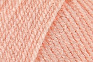 KHASO Stylecraft Special DK Crochet Yarn, Soft 100% Double Knitting Wool for Toys, Blankets, Cushion Covers, Jumpers - 100g Balls - Apricot (1026) - Pack of 5