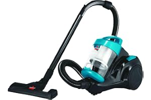 BISSELL Black and Blue 2724675195783 1500W Zing Compact Canister Vacuum Cleaner-Sky blue-2155E, min 2 yrs warranty