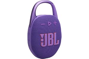 Clip 5, Bärbar Bluetooth-Högtalare, Lila | JBL Pro-Ljud, ett Kraftfullt Bas-Ljud, Playtime-Boost-Funktion, 12h Batteritid