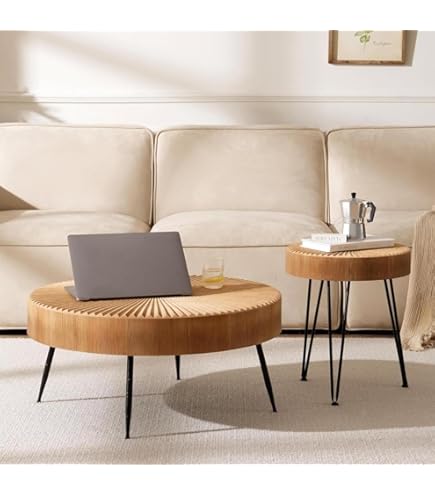 Table Basse, Table Basse En Bois Massif De Style Crème, Table Basse