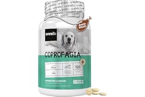 ANIMIGO Disabituante per Cani, 120 Compresse Appetibili al Sapore di Pollo per Coprofagia Cani, Benessere Intestinale, Miscela di Enzimi e Probiotici, Disabituante Cani per Coprofagia, Integratori per Cani