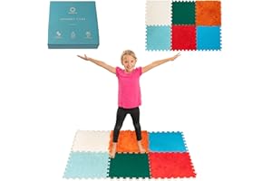 ODOXIA Baldosas Sensoriales Para Niños | Alfombrillas Sensoriales Encajables Para Autistas | Exploración Multisensorial | Puzle Sensorial | Juguete Sensorial Para Juego Táctil | Alfombrilla Ortopédica