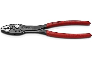 KNIPEX TwinGrip Pince de Préhension frontale et latérale sur carte LS gaines PVC anti-dérapantes 200 mm, 82 01 200 SB