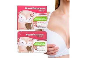 12 parches para el senos – Almohadilla reafirmante para aumentar el pecho | 12 unidades cubiertas para el senos – Mejoran la flacidez la piel y los senos caídos Povanjer