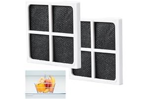 HUGWAIT 2 Pezzi Filtro Aria di Ricambio Frigorifero per LG LT120F ADQ73214405, Filtro dell'Aria per Frigorifero per Pure N Fresh ADQ73214404, ADQ73214402, Filtro Antibatterico per Kenmore Eliter 469918,9918