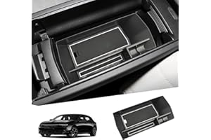 SHAOHAO Kompatibel mit Opel Astra L C02 Sports Tourer 2023 2024 2025 Mittelkonsole Armlehne Aufbewahrungsbox Mittelarmlehne Organizer Multifunktionaler Handschuhfach opel astra l zubehör (Weiß)