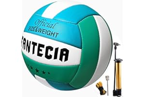 Fantecia Ballon de Volley Taille 5, pour Une Utilisation extérieure et intérieure, Poids Officiel pour Le Match ou l'entraînement.