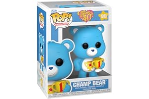 Funko Pop! Animacja: CB40- Champ Bear - flokowany CH - Care Bears - winylowa figurka kolekcjonerska - pomysł na prezent - oficjalne towary handlowe - zabawka dla dzieci i dorosłych - fanów telewizji
