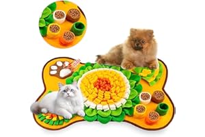 Zyluniy Alfombra Olfato Perro, Juguete Interactivo para Perros, Snuffle Mat Alfombra Olfativa para Perros y Gatos, Rompecabezas Juguete Interactivo para Perro Pequeños y Grandes