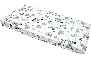 Medi Partners Prześcieradło z gumką do łóżeczka 120x60cm 100% Bawełna dla Niemowląt