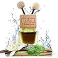 Vitalia Essentials AC Vent Car Air Freshener | Reed Diffuser Style | Strong Blend | Masks All Odours | Free Refills with all packs (VERDURE)