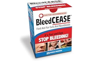 Bleedcease First Aid for Cuts and Nosebleeds Sterile Packings, 25 Count by Bleed Arrest