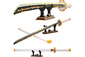 HIGH GODO Demon Schwert Anime Cosplay Klemmbausteine,956 Teile 39 Zoll Anime Katana Schwert Bausteine mit Scheide und Ständer Kompatibel Geschenk für Animes Fans Erwachsene und Jugendliche