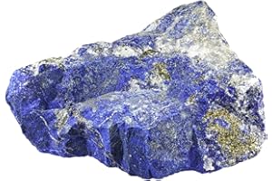 ‎ERLIWAY Lapislazuli-Rohkristalle, große 1,25-2,0-Zoll-Heilkristalle, natürliche Rohsteine, Kristall zum Trommeln, Cabbing, Brunnenfelsen, Dekoration, Polieren, Drahtwickeln, Wicca und Reiki