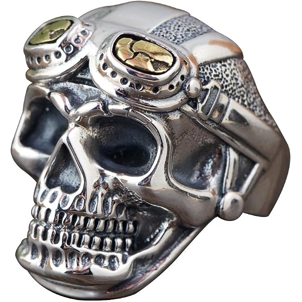Handgemachte Sterling Silber Indianer Häuptling Ring - Biker Schmuck