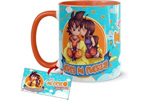 Kembilove Taza Desayuno para Parejas – Tazas Originales de Frikis para Enamorados – Taza Roja con Mensaje Gracioso ¡Eres mi fuerza! – Tazas de de café para regalar el día de San Valentín
