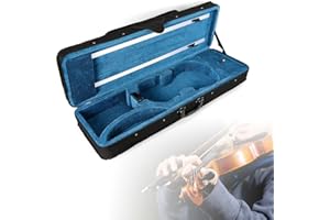 HARBIN-STAR Custodia per violino in tessuto Oxford 4/4 e strato interno in flanella, tracolla regolabile