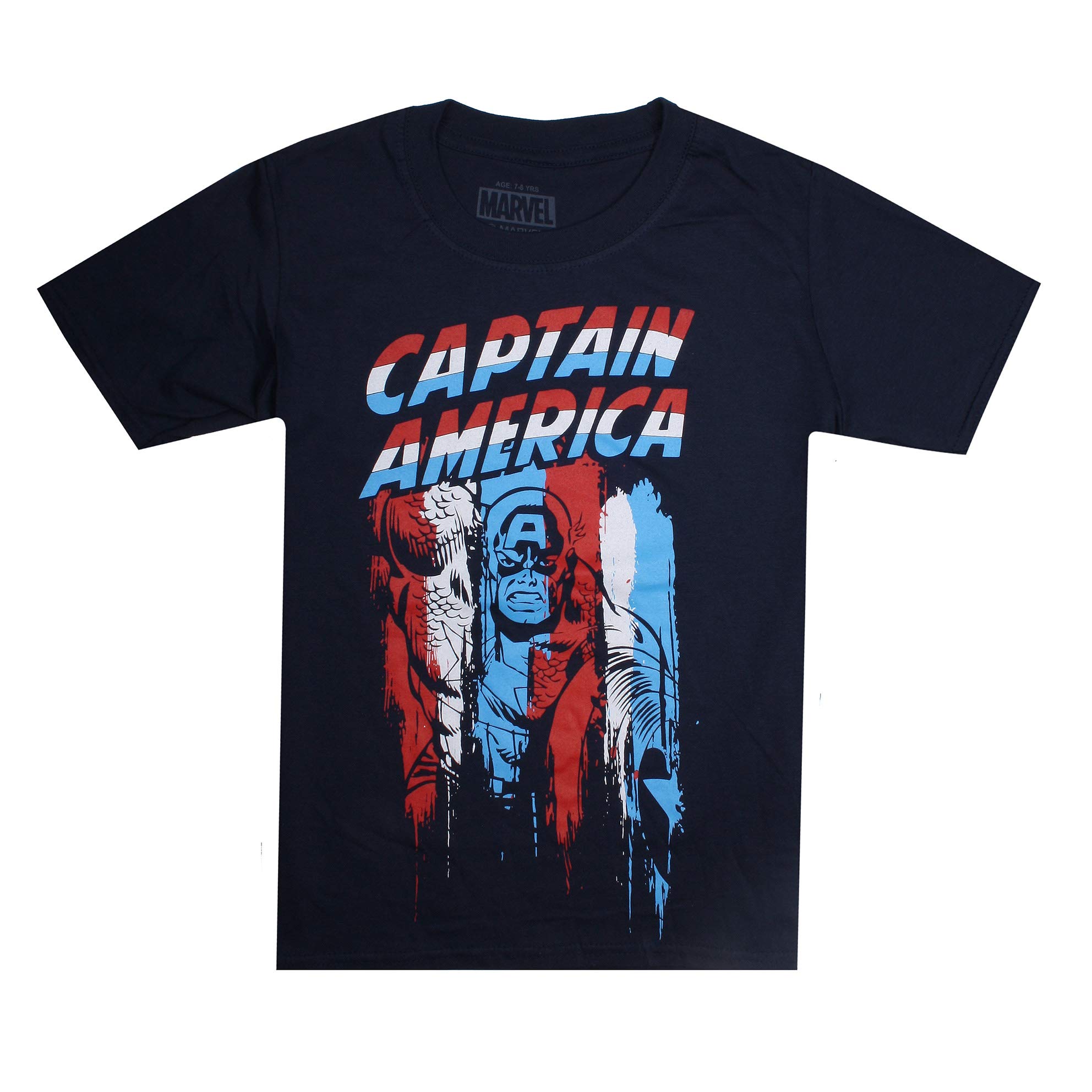 Marvel-Jungen-T-Shirt-Captain-America-Drips