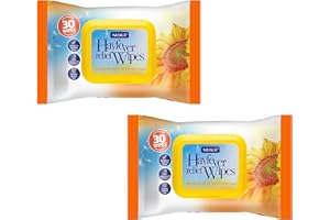 BARGAINS HUT 30 x Hayfever & Allergy Relief Wipes for Hand & Face Traps Pollen Dust Dirt Pet Allergy Wet Hay Fever Wipes (60 Wipes (2 Packet))