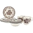 Claytan W/mill Brn Dinner Set 24 pcs
