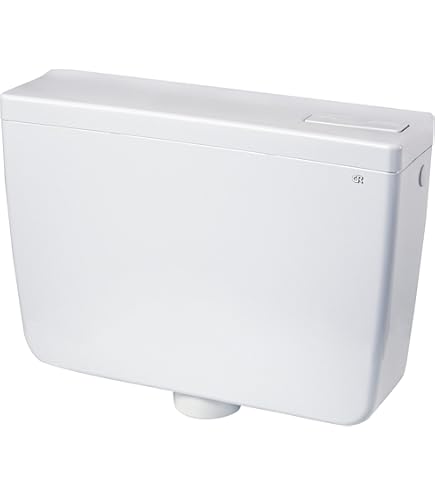 Cassetta WC Iris Mono Bianco 8 Litri - Sciacquone Con Risparmio Idrico E Anticonденсаzione - Foto 3