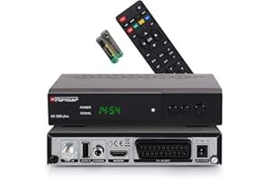 Red Opticum HD AX 300 Sat Receiver (Nachfolger HD S60) nero