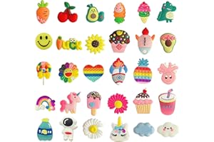 FULHANY 30 StüCke Crocs Pins,Schuh Charms,Crocs Stecker Set, SchuhanhäNger - SüßE KupplungshöHlenschuhclips, Diy Decoration Accessoires, Kinderpartygeschenke
