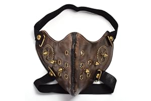 GRACEART Steampunk Rivet Visage Masque