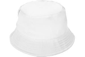 Sibba Chapeau cloche d'été unisexe pliable pour femmes, hommes, vacances, randonnée, camping, shopping, 56 à 58 cm, couleurs unies