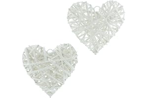 FRANK FLECHTWAREN Frank - Decorazione da appendere, cuore in rattan