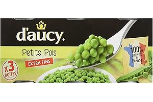 d'aucy Petits Pois Extra Fins à L'Étuvée 3X200G