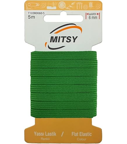 MITSY Elastico rotondo resistente agli strappi, elastico in gomma per cucire, larghezza 3 mm, 5 m, grigio forte, elastico rotondo in gomma per pantaloni, per la casa, fai da te, tessuti da