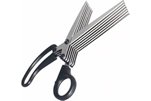 Sun-Star 7-Blade Shredder Scissors - 200 mm - Black (japan import)