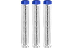 IRYNA 3 Pack Portable Solder Wire Tube Lead Free Rosin Core Solder Waterproof Solder Wire Connectors Tin Lead Rosin Core Flux Iron Welding Tool for Electrical Soldering