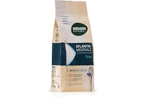 NATURATA MEHR ALS BIO Naturata Atlantik-Meersalz Fein 500g | Unraffiniert, Ohne Zusatzstoffe | 100% Natürliches Salz zum Kochen & Würzen | Ohne Rieselhilfe | Unbehandeltes Salz