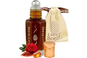 LUXURY SCENT Perfume Oil Scent of Dubai Roll-On 6ml – Long Lasting Alcohol Free Arabian Attar – Premium Quality Unisex Fragrance with Warm Woody Floral Musky Oriental Notes for Men and Women